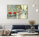 Touring Paris Couple by Julia Purinton on GIANT ART - beige everyday life