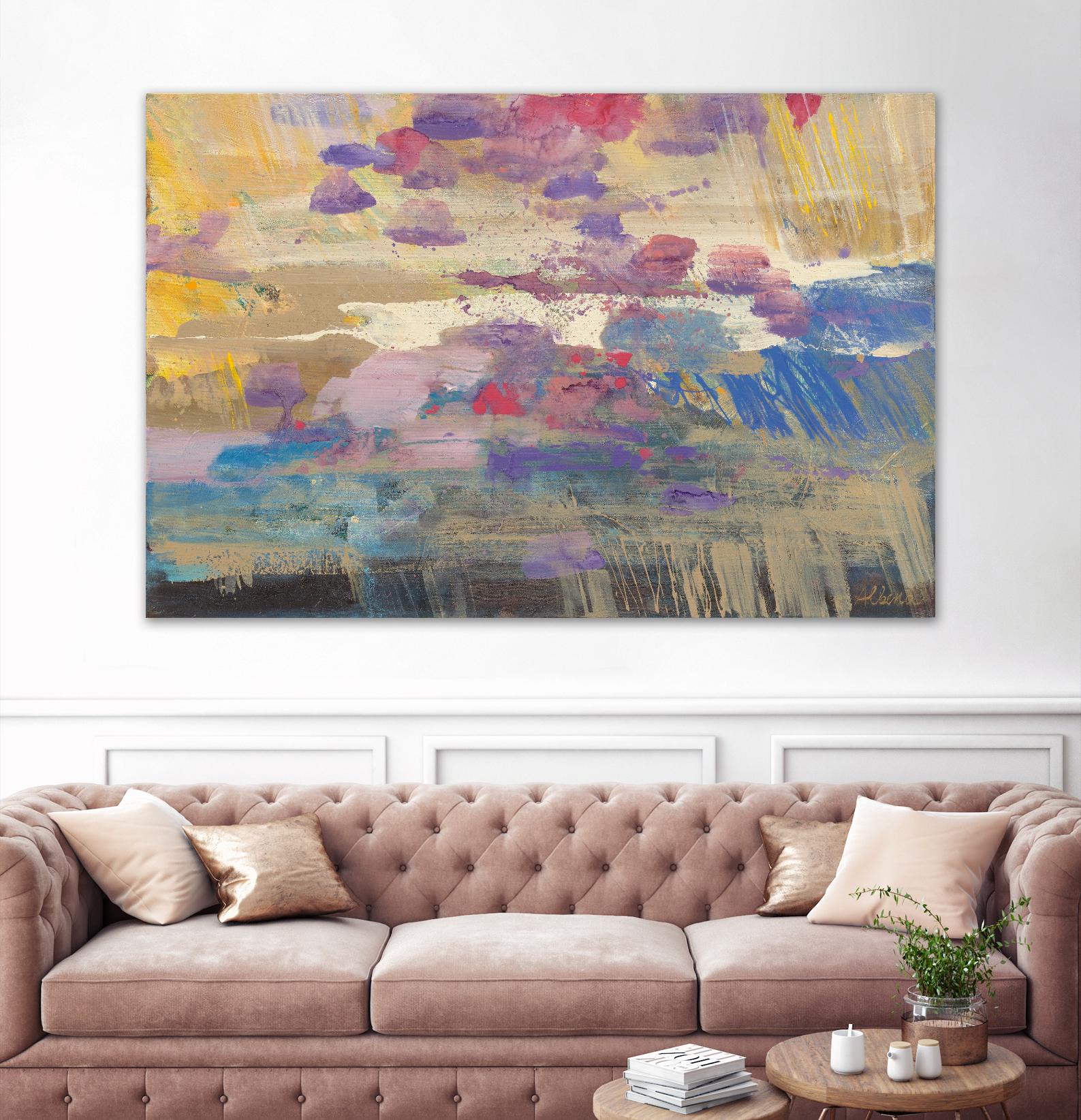 Windemoor by Albena Hristova on GIANT ART - blue abstract