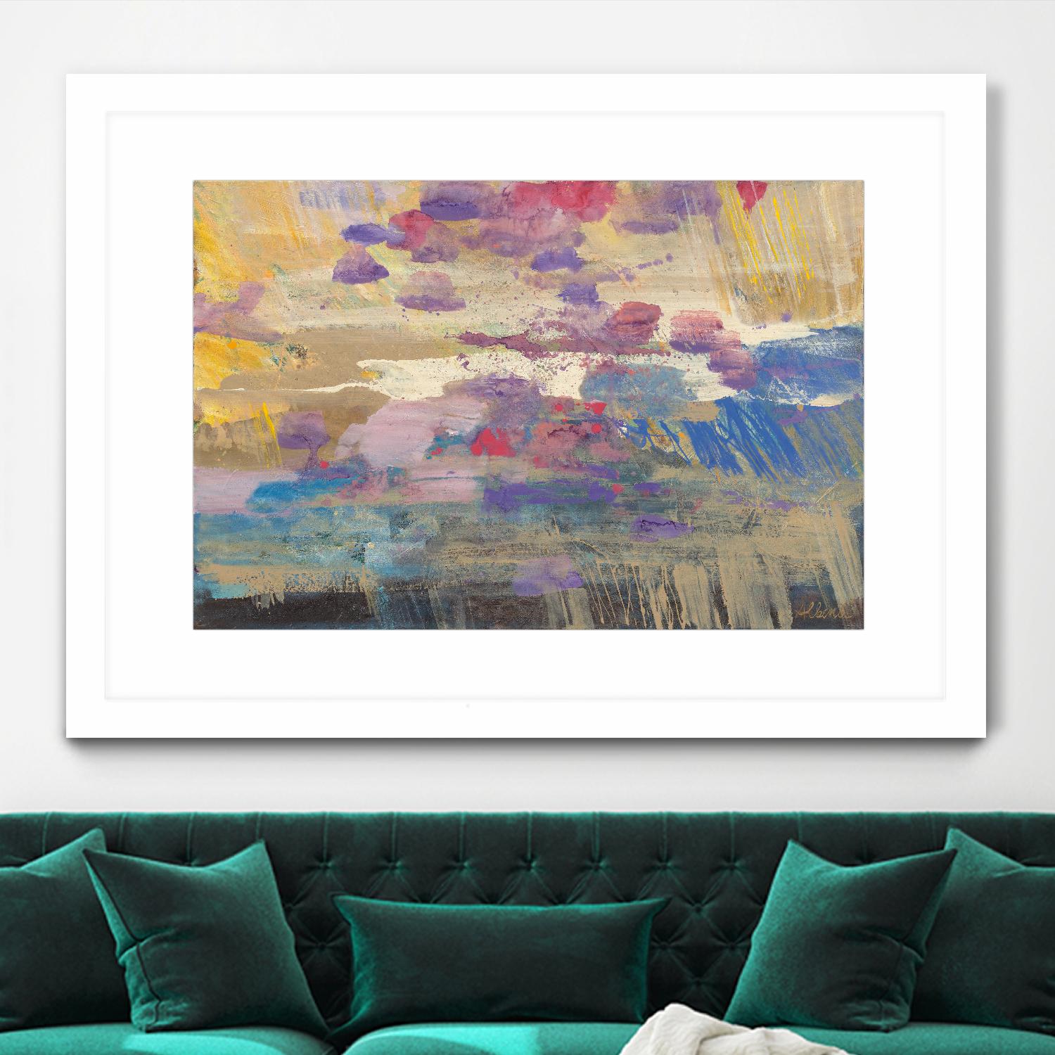 Windemoor by Albena Hristova on GIANT ART - blue abstract