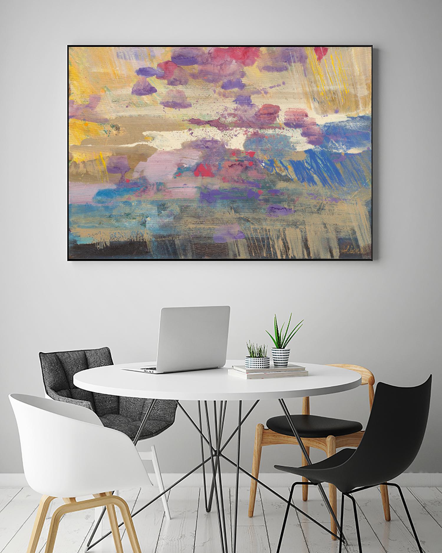 Windemoor by Albena Hristova on GIANT ART - blue abstract