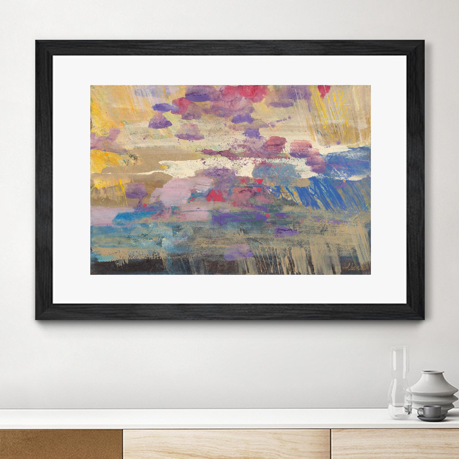 Windemoor by Albena Hristova on GIANT ART - blue abstract