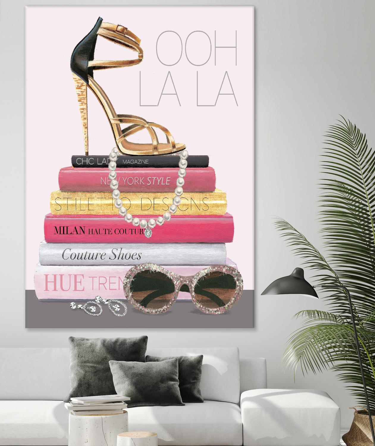 Paris Style I Gold and Black by Marco Fabiano on GIANT ART - grey fashion