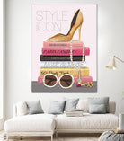 Paris Style II Gold and Black by Marco Fabiano on GIANT ART - grey fashion