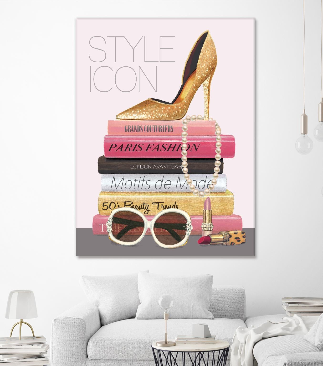 Paris Style II Gold and Black by Marco Fabiano on GIANT ART - grey fashion