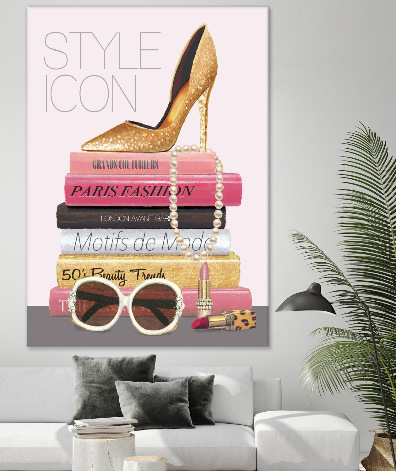 Paris Style II Gold and Black by Marco Fabiano on GIANT ART - grey fashion