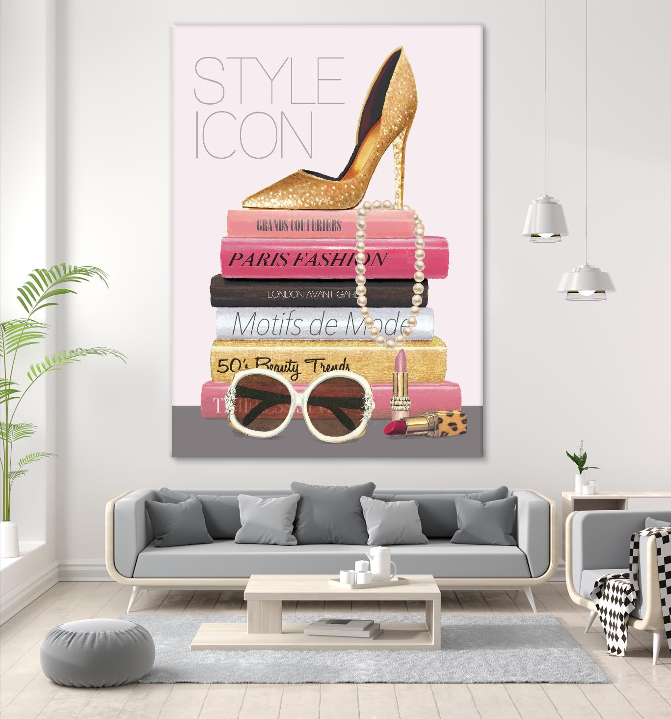 Paris Style II Gold and Black by Marco Fabiano on GIANT ART - grey fashion