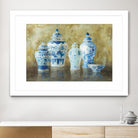 Ginger Jar Still Life 2 by Danhui Nai on GIANT ART - blue pot - dish
