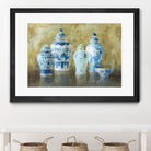 Ginger Jar Still Life 2 by Danhui Nai on GIANT ART - blue pot - dish