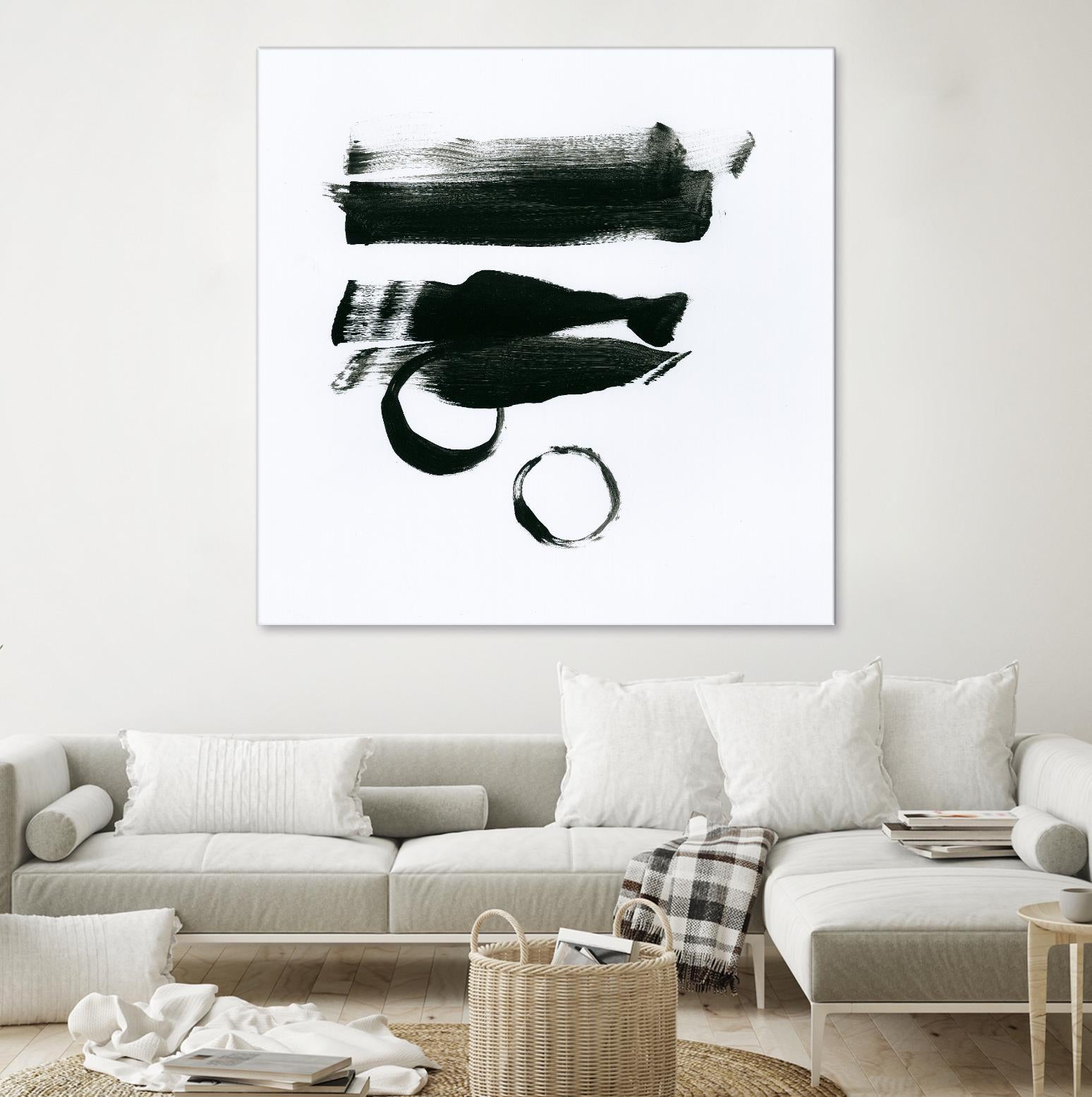 Gold and Black Elements 16 by Mike Schick on GIANT ART - black abstract