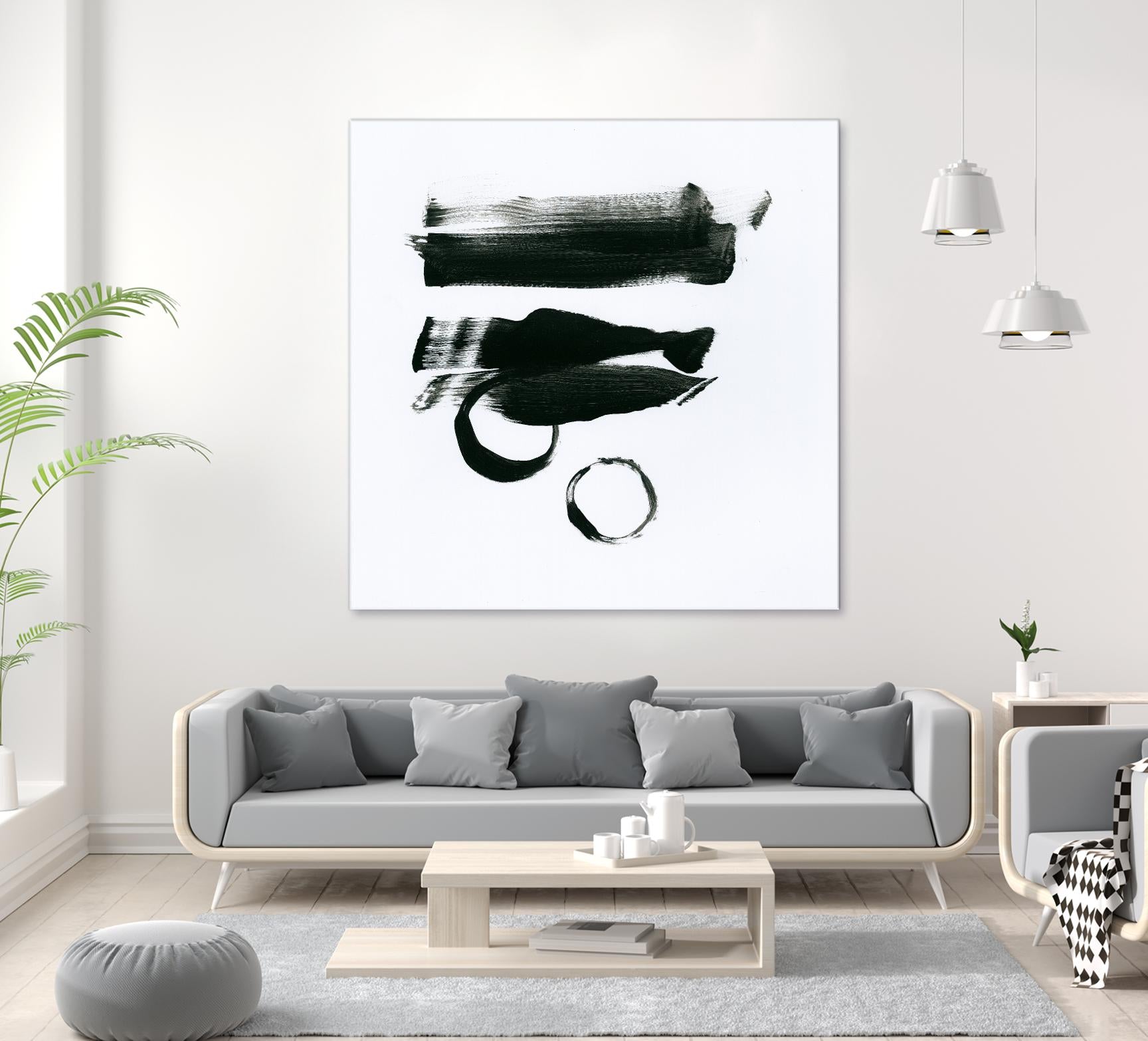 Gold and Black Elements 16 by Mike Schick on GIANT ART - black abstract