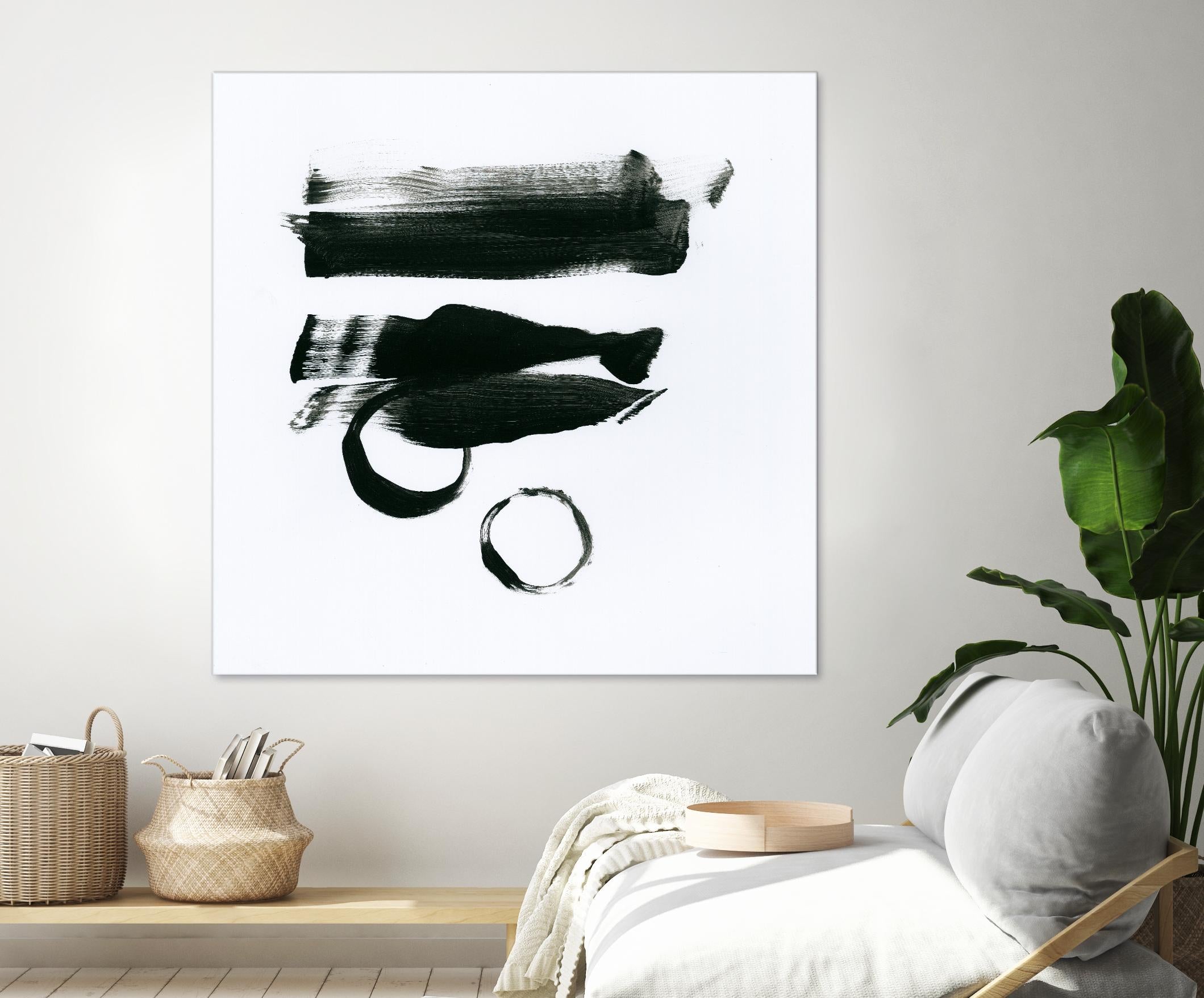 Gold and Black Elements 16 by Mike Schick on GIANT ART - black abstract