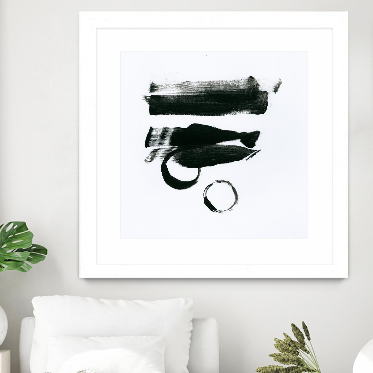 Gold and Black Elements 16 by Mike Schick on GIANT ART - black abstract