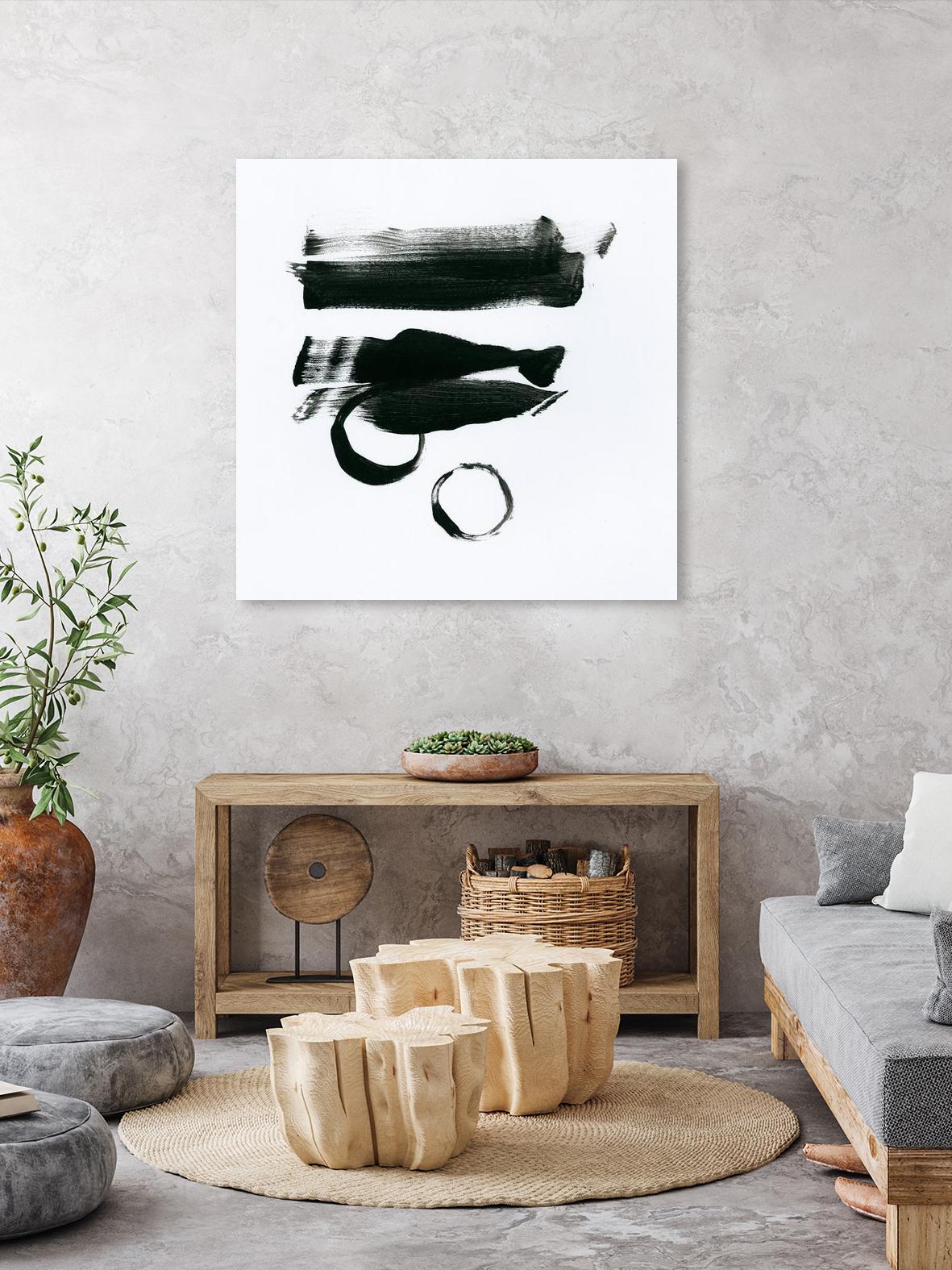 Gold and Black Elements 16 by Mike Schick on GIANT ART - black abstract