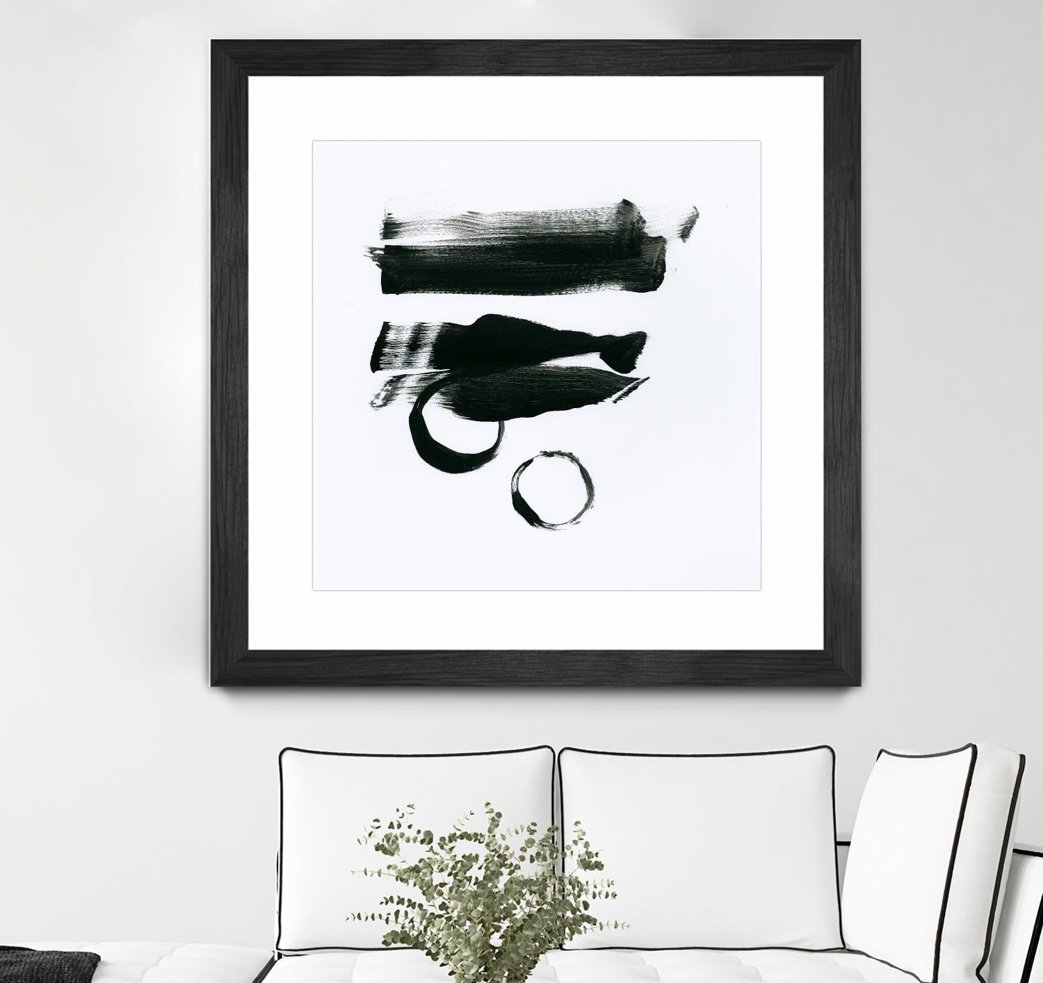 Gold and Black Elements 16 by Mike Schick on GIANT ART - black abstract