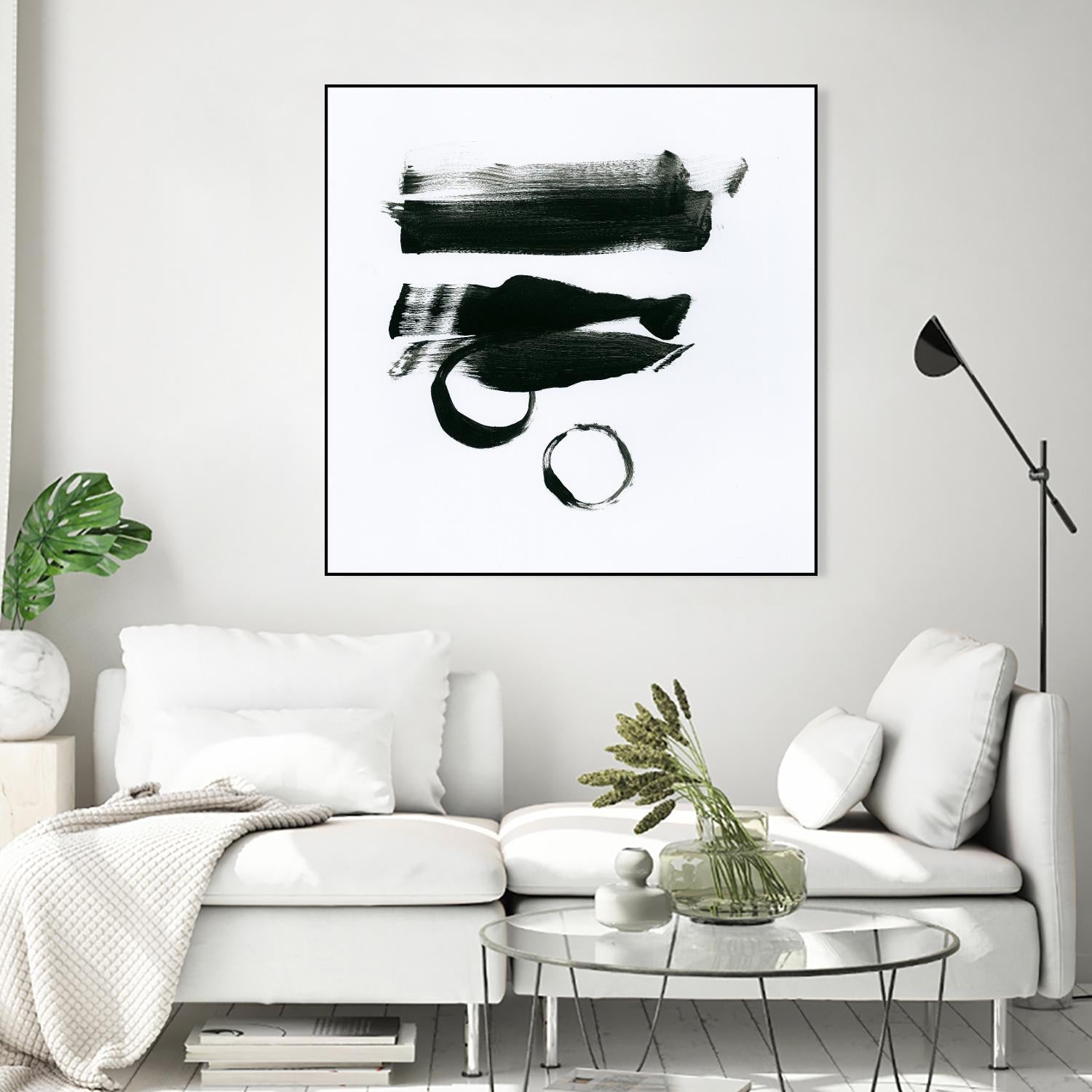 Gold and Black Elements 16 by Mike Schick on GIANT ART - black abstract