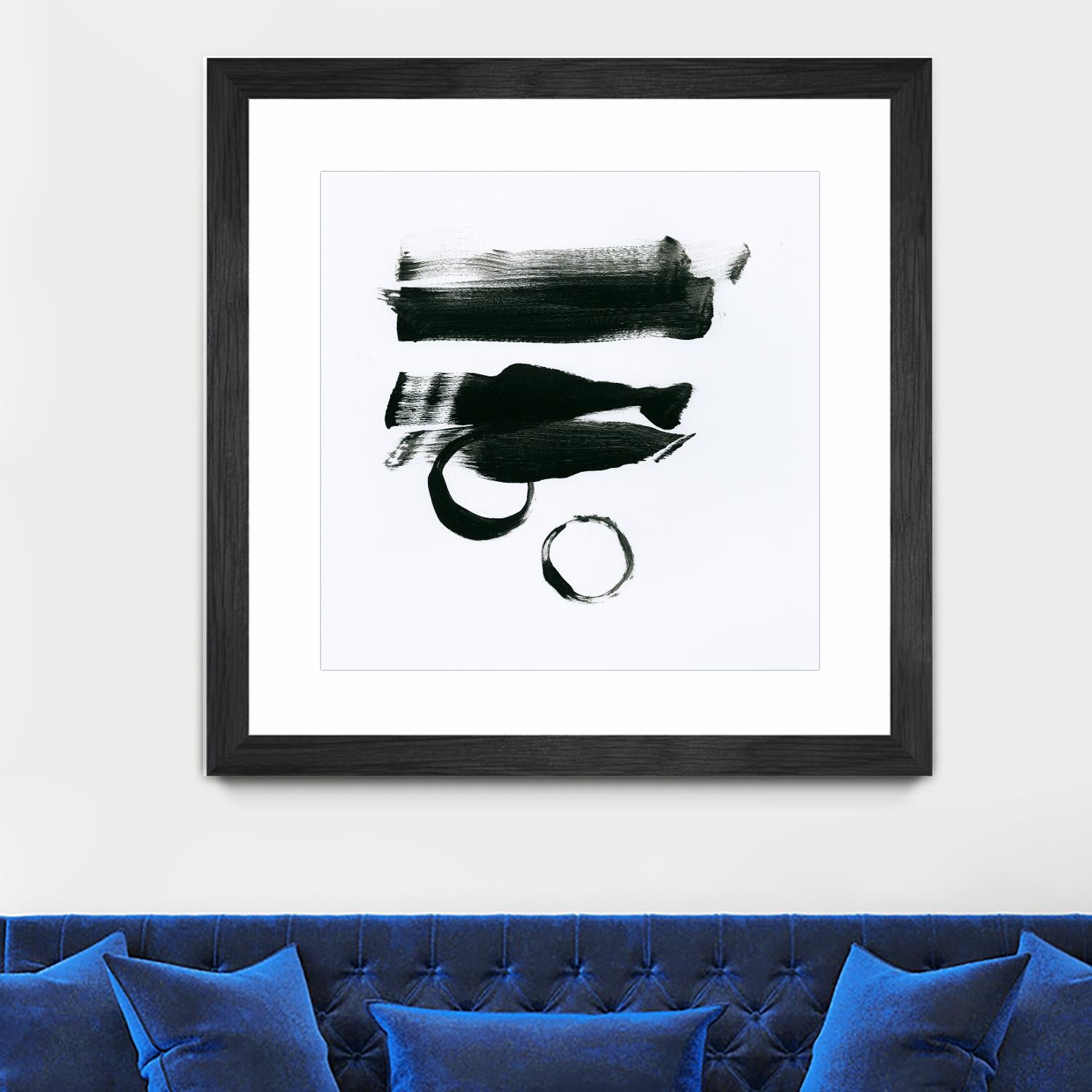 Gold and Black Elements 16 by Mike Schick on GIANT ART - black abstract