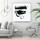 Gold and Black Elements 16 by Mike Schick on GIANT ART - black abstract