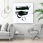 Gold and Black Elements 16 by Mike Schick on GIANT ART - black abstract