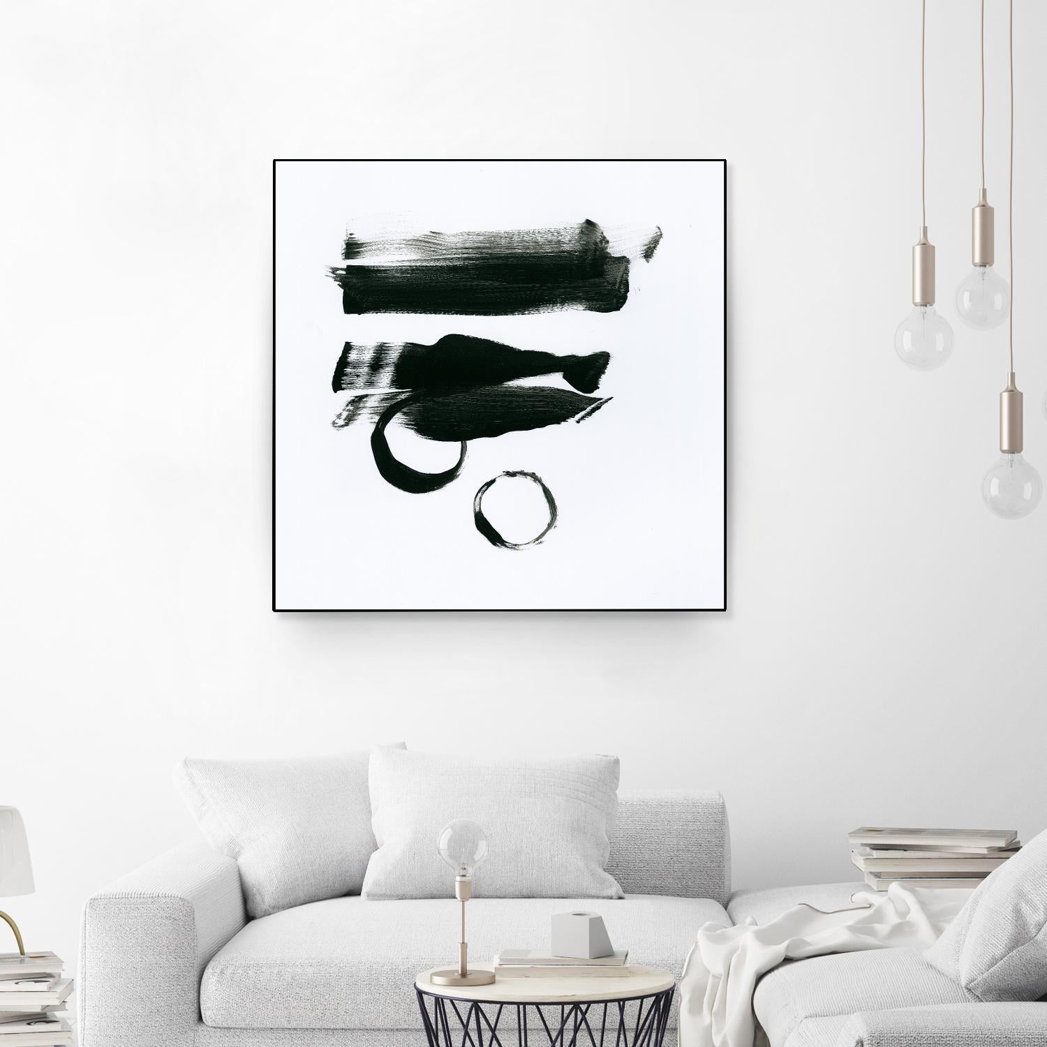 Gold and Black Elements 16 by Mike Schick on GIANT ART - black abstract