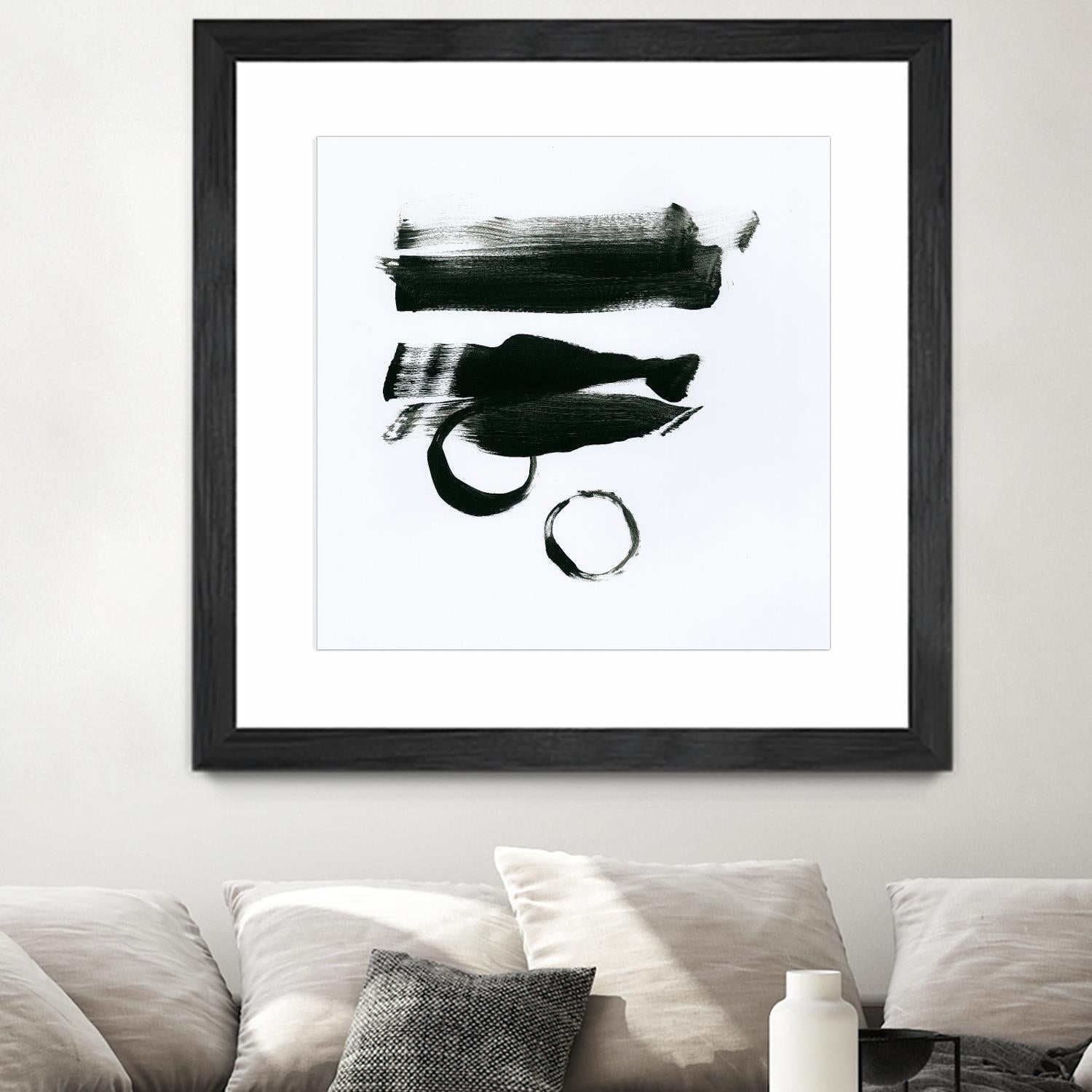 Gold and Black Elements 16 by Mike Schick on GIANT ART - black abstract