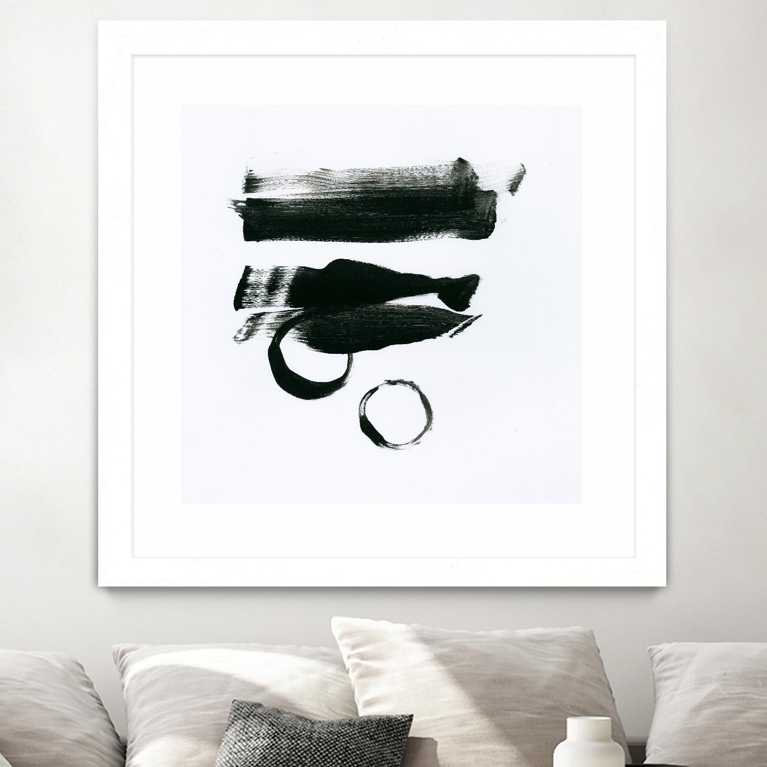 Gold and Black Elements 16 by Mike Schick on GIANT ART - black abstract