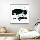 Gold and Black Elements 20 by Mike Schick on GIANT ART - black abstract