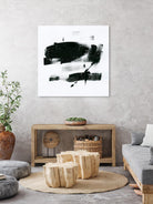 Gold and Black Elements 20 by Mike Schick on GIANT ART - black abstract