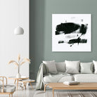 Gold and Black Elements 20 by Mike Schick on GIANT ART - black abstract