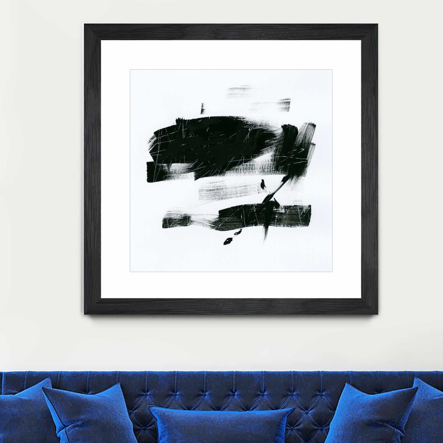 Gold and Black Elements 20 by Mike Schick on GIANT ART - black abstract