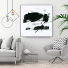 Gold and Black Elements 20 by Mike Schick on GIANT ART - black abstract