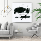 Gold and Black Elements 20 by Mike Schick on GIANT ART - black abstract