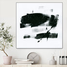 Gold and Black Elements 20 by Mike Schick on GIANT ART - black abstract