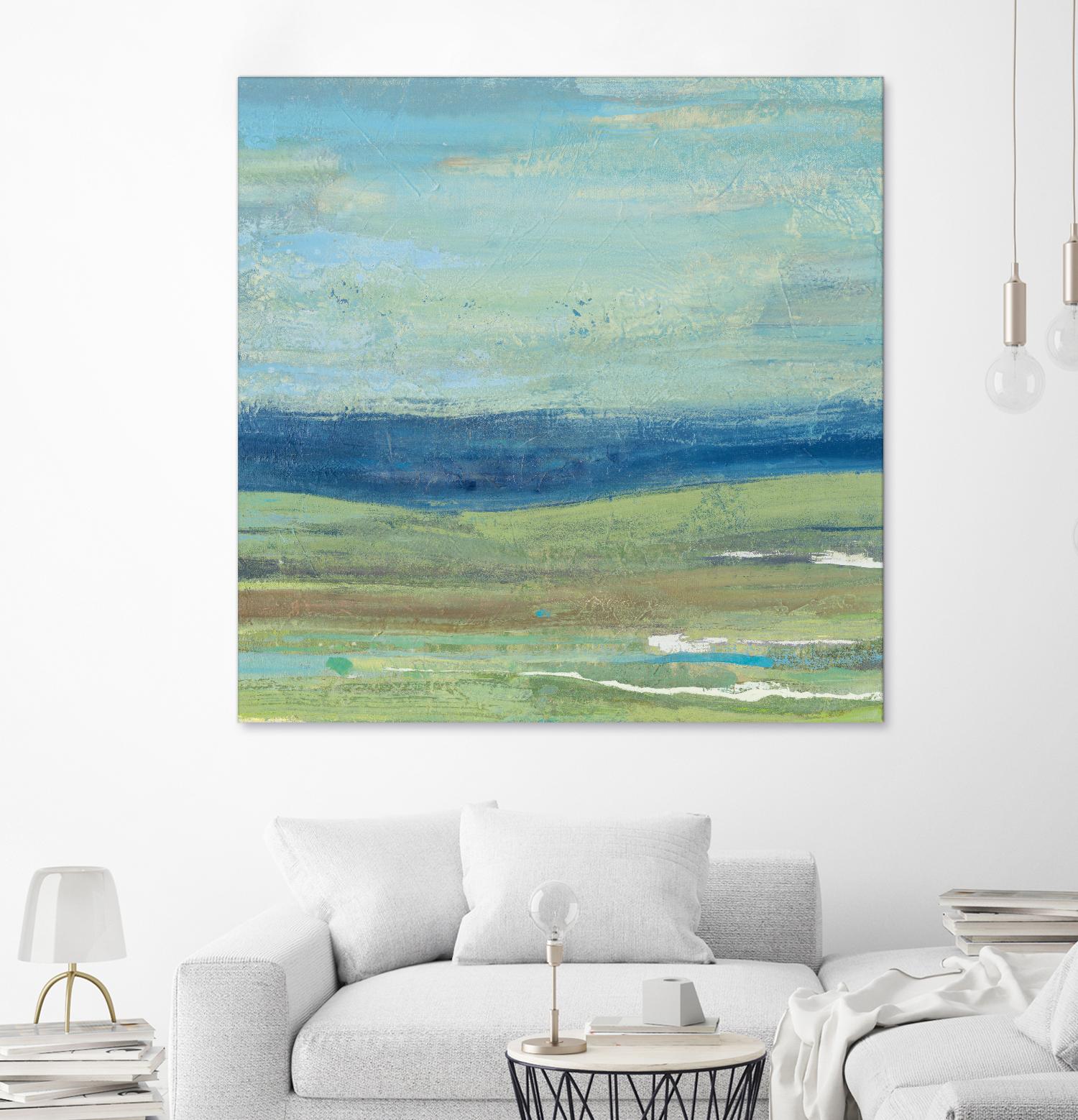 Azure Wave by Albena Hristova on GIANT ART - green sea scene