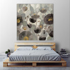 Morning Bloom Greige by Silvia Vassileva on GIANT ART - yellow floral