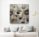 Morning Bloom Greige by Silvia Vassileva on GIANT ART - yellow floral