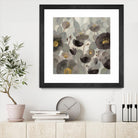 Morning Bloom Greige by Silvia Vassileva on GIANT ART - yellow floral