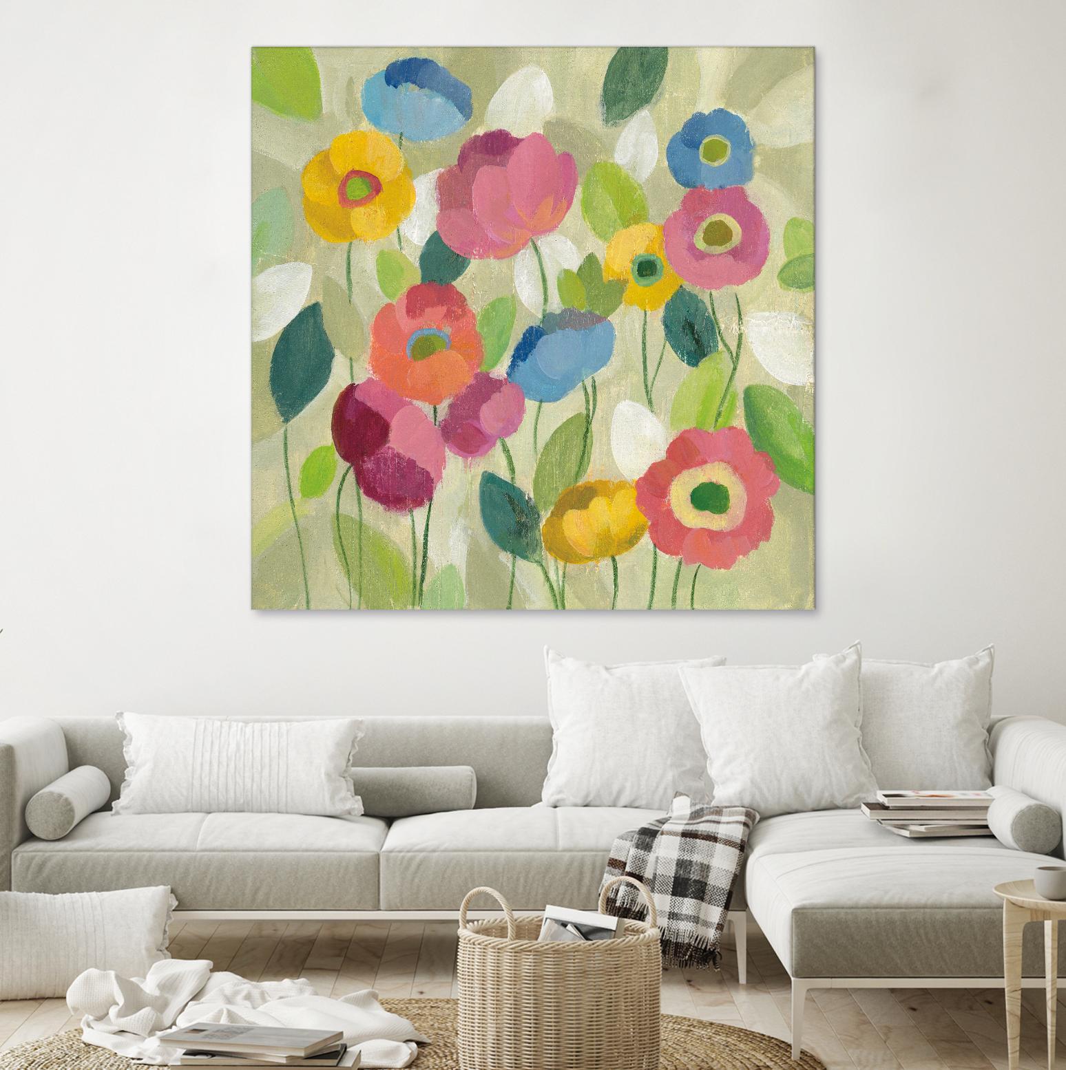 Fairy Tale Flowers I by Silvia Vassileva on GIANT ART - green floral