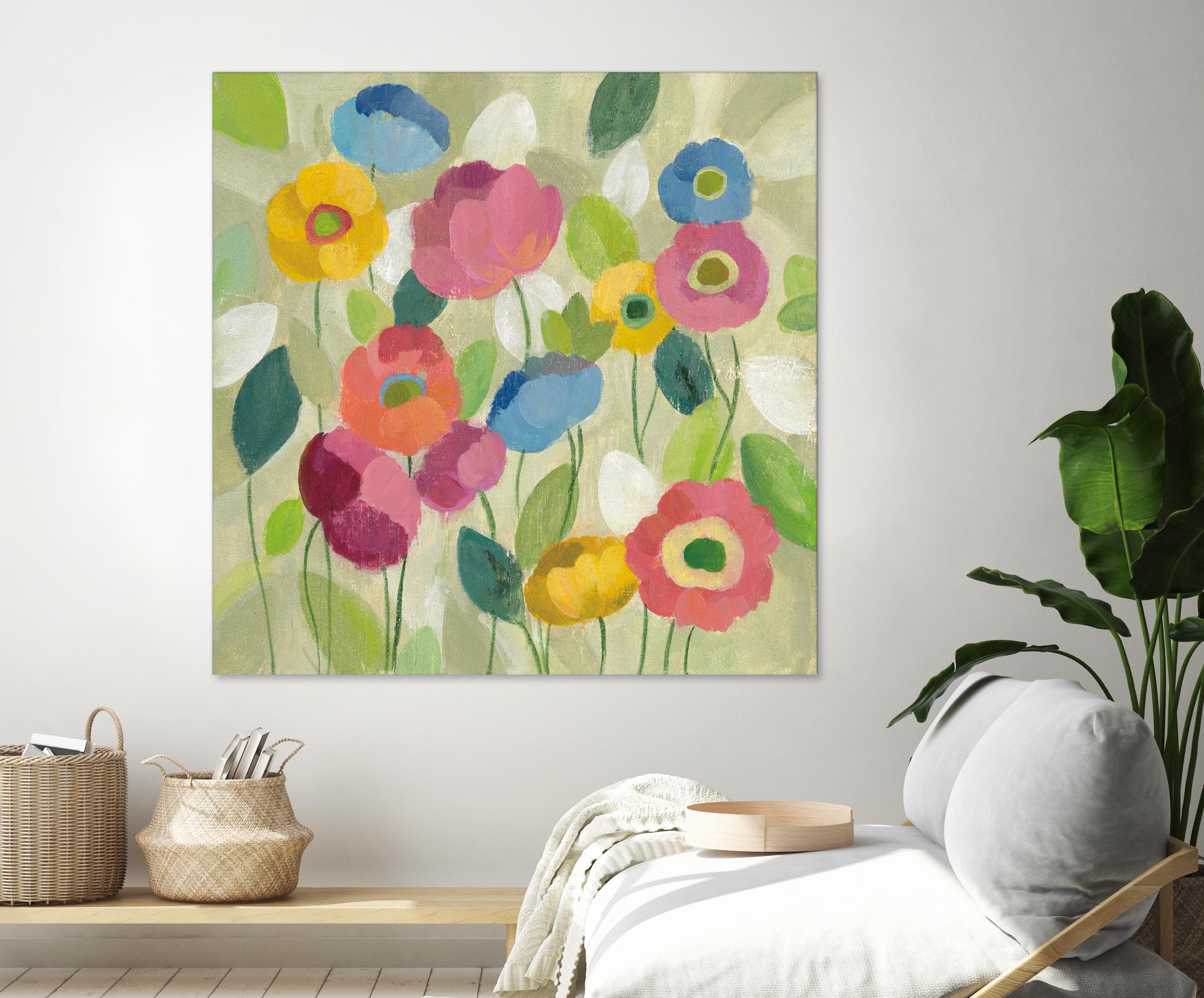 Fairy Tale Flowers I by Silvia Vassileva on GIANT ART - green floral