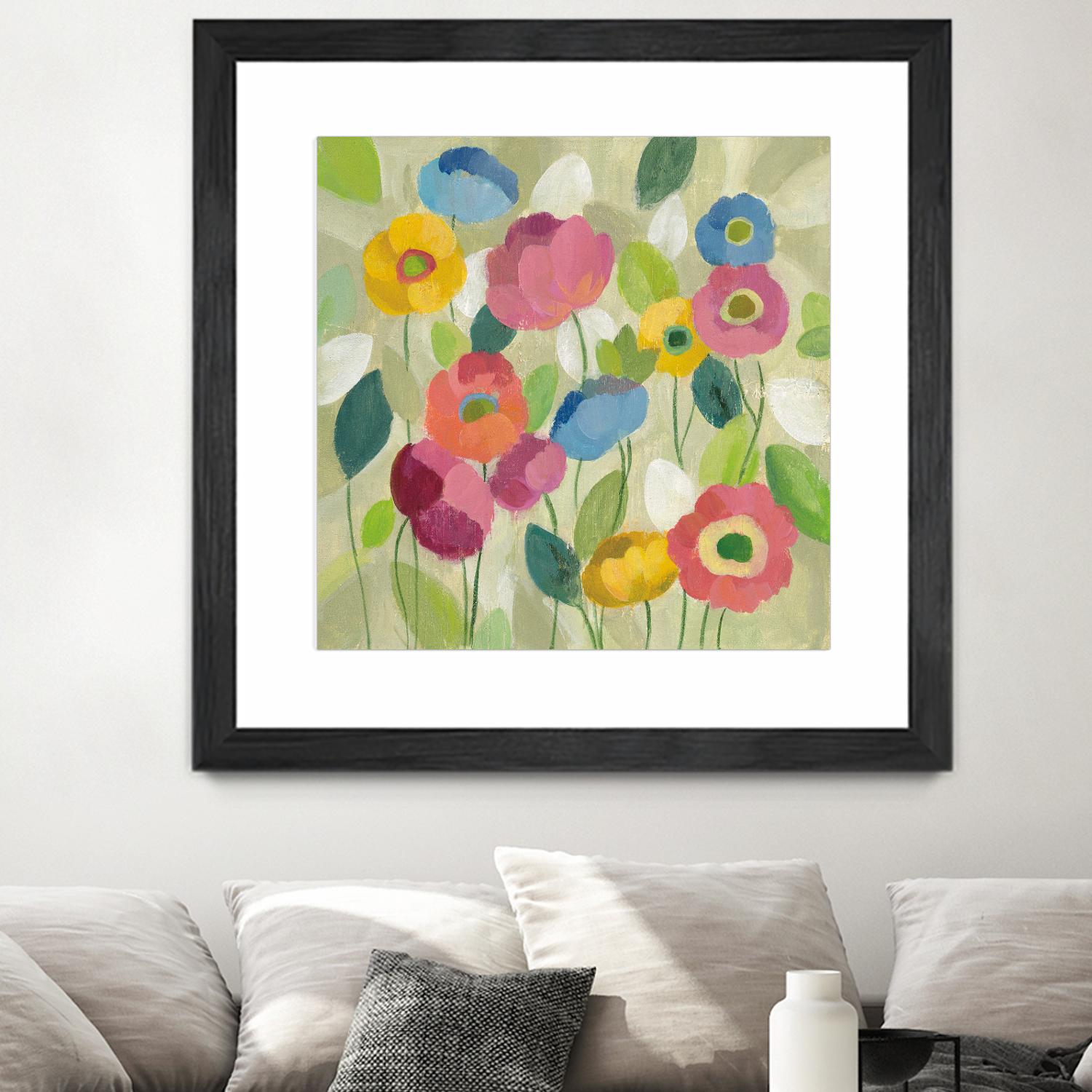 Fairy Tale Flowers I by Silvia Vassileva on GIANT ART - green floral