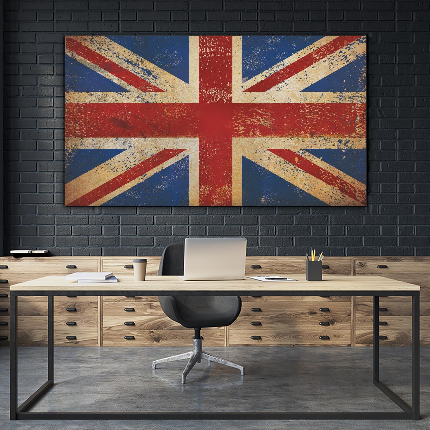 Union Jack by Ryan Fowler on GIANT ART - blue flags