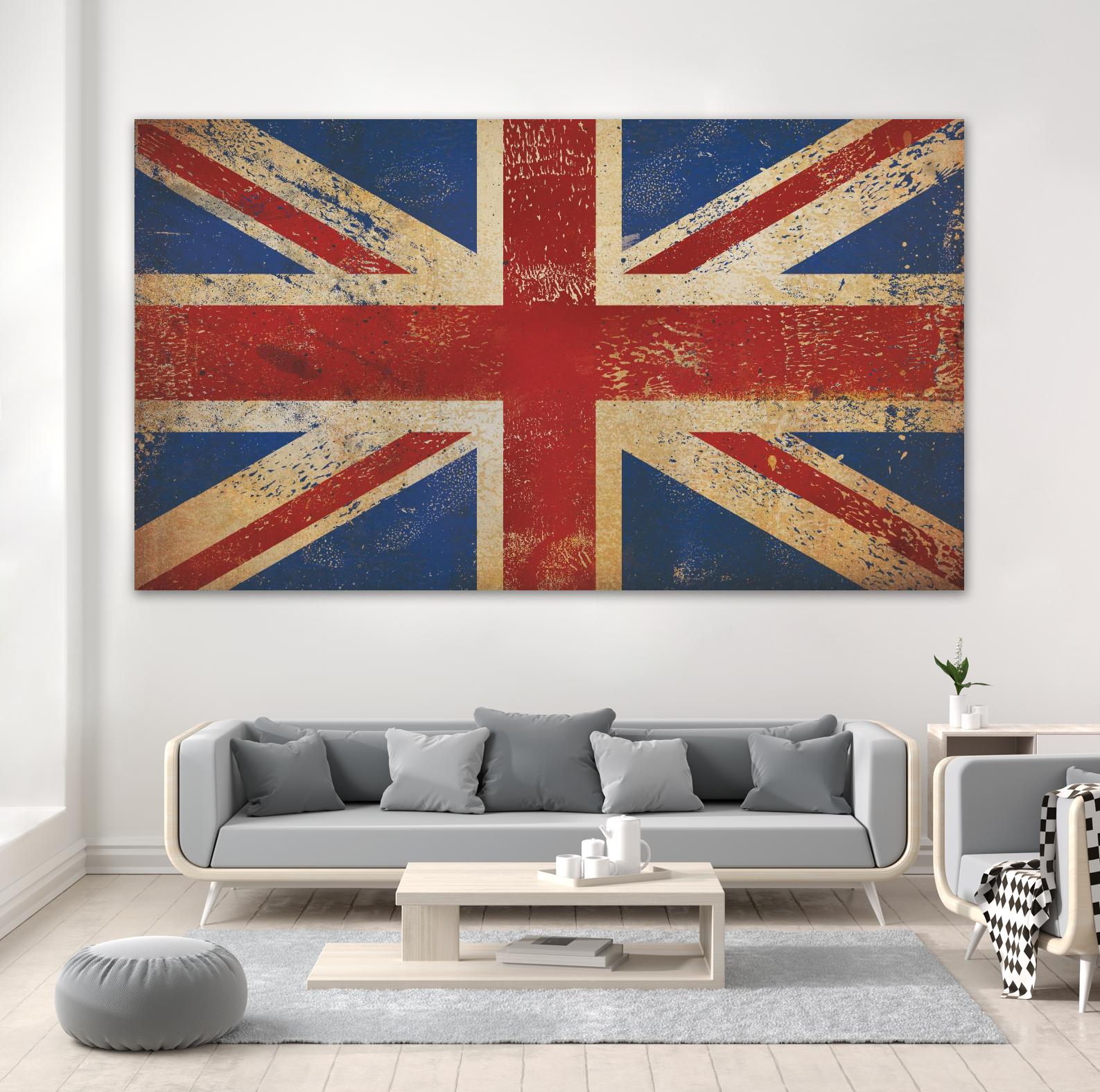 Union Jack by Ryan Fowler on GIANT ART - blue flags