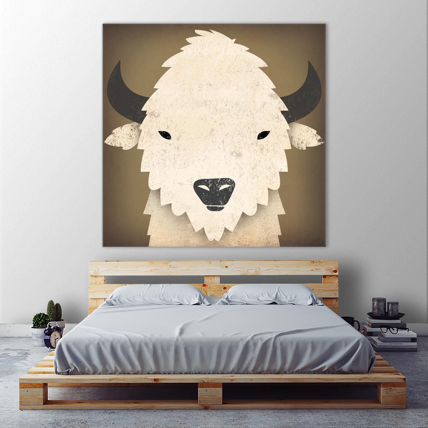 Buffalo I by Ryan Fowler on GIANT ART - brown animals