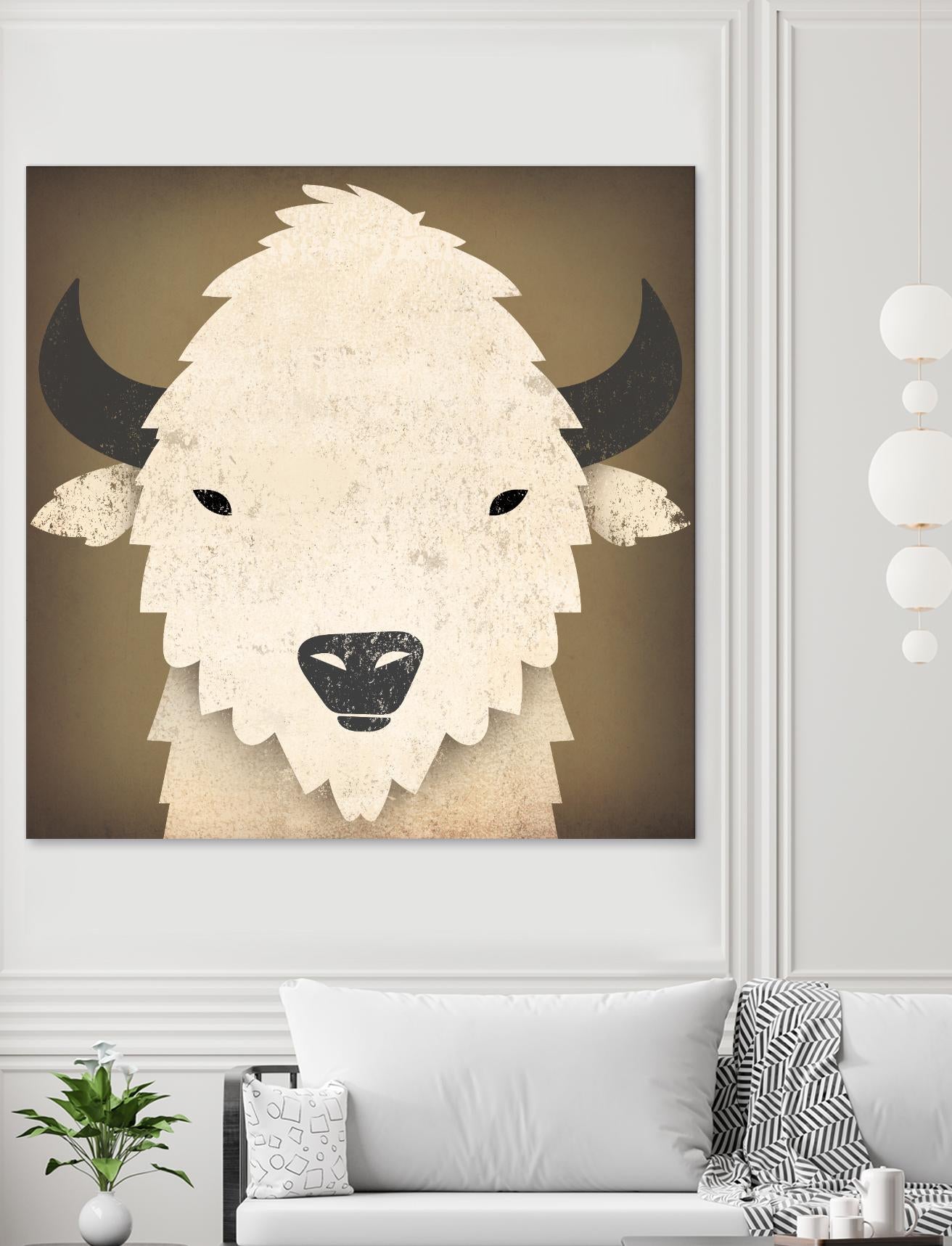 Buffalo I by Ryan Fowler on GIANT ART - brown animals