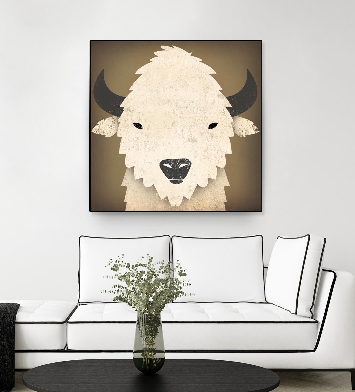 Buffalo I by Ryan Fowler on GIANT ART - brown animals