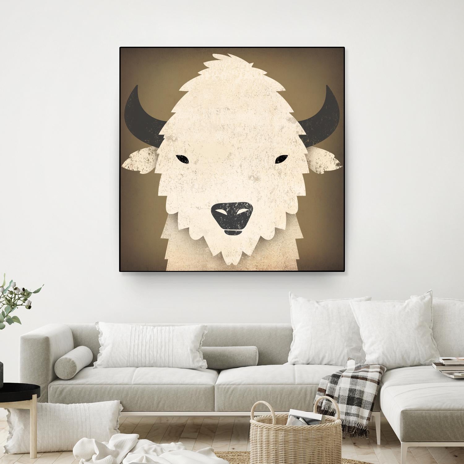 Buffalo I by Ryan Fowler on GIANT ART - brown animals