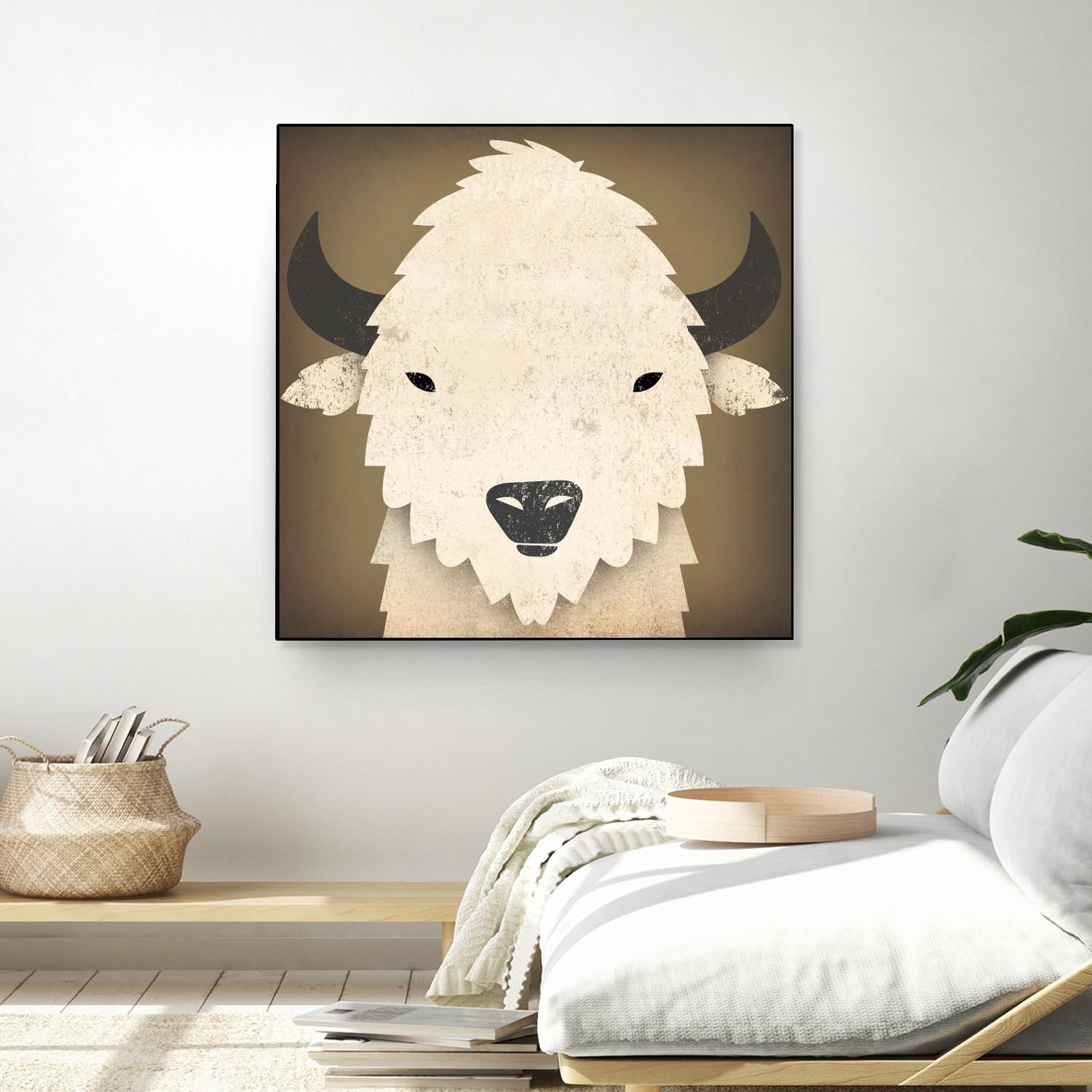 Buffalo I by Ryan Fowler on GIANT ART - brown animals