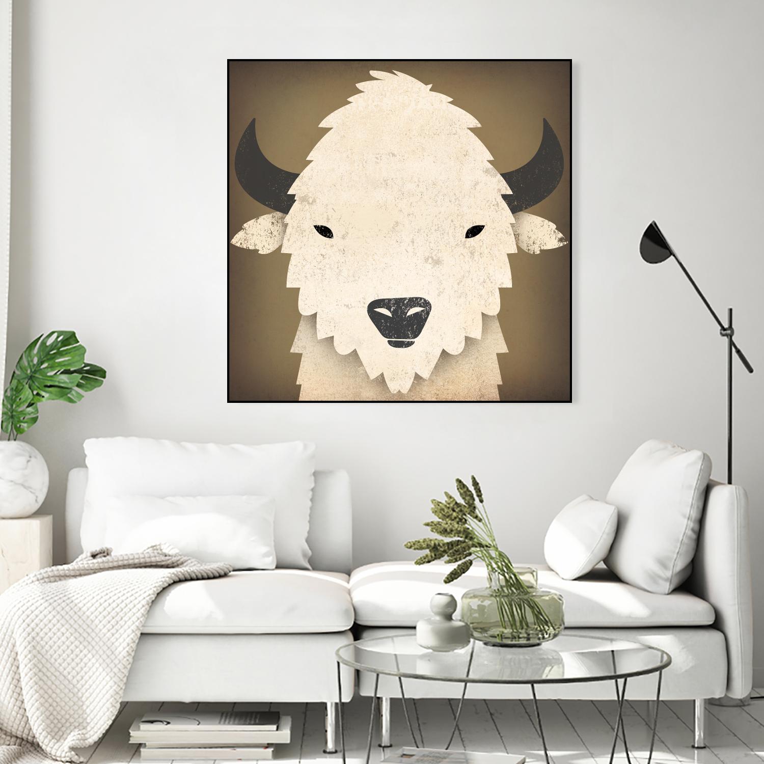 Buffalo I by Ryan Fowler on GIANT ART - brown animals