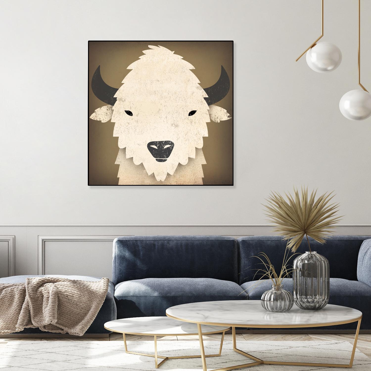 Buffalo I by Ryan Fowler on GIANT ART - brown animals