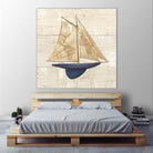 Nautique I by James Wiens on GIANT ART - beige nautical