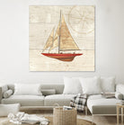 Nautique II by James Wiens on GIANT ART - beige nautical